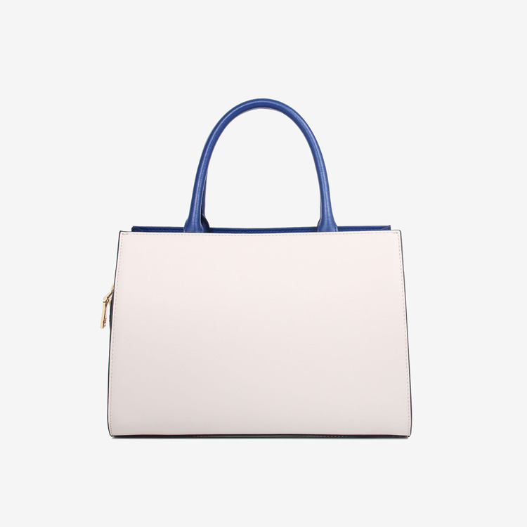 White And Blue Floral Tote Bag