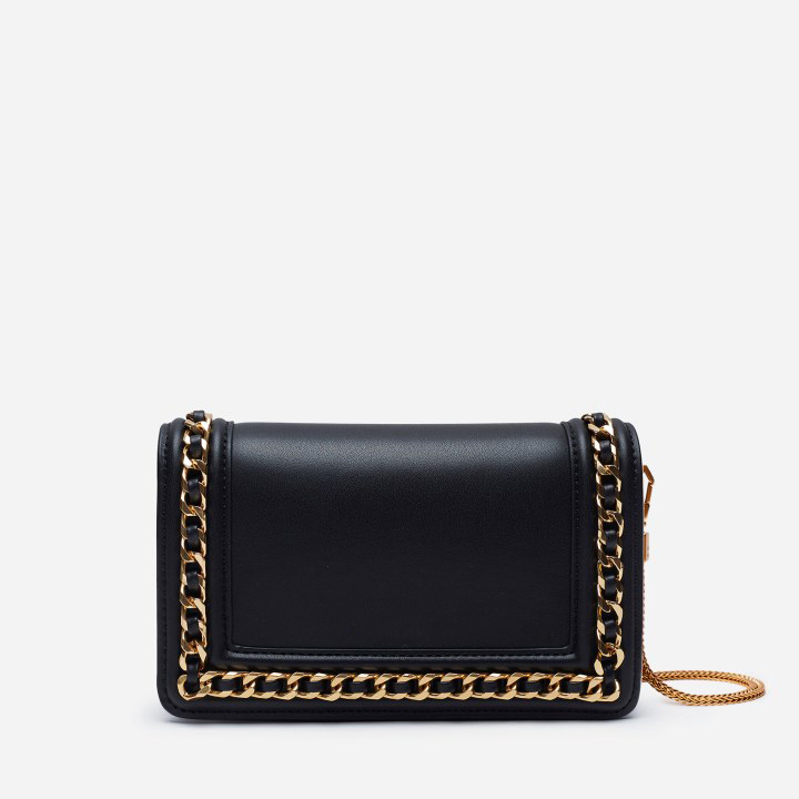 black mini shoulder bag