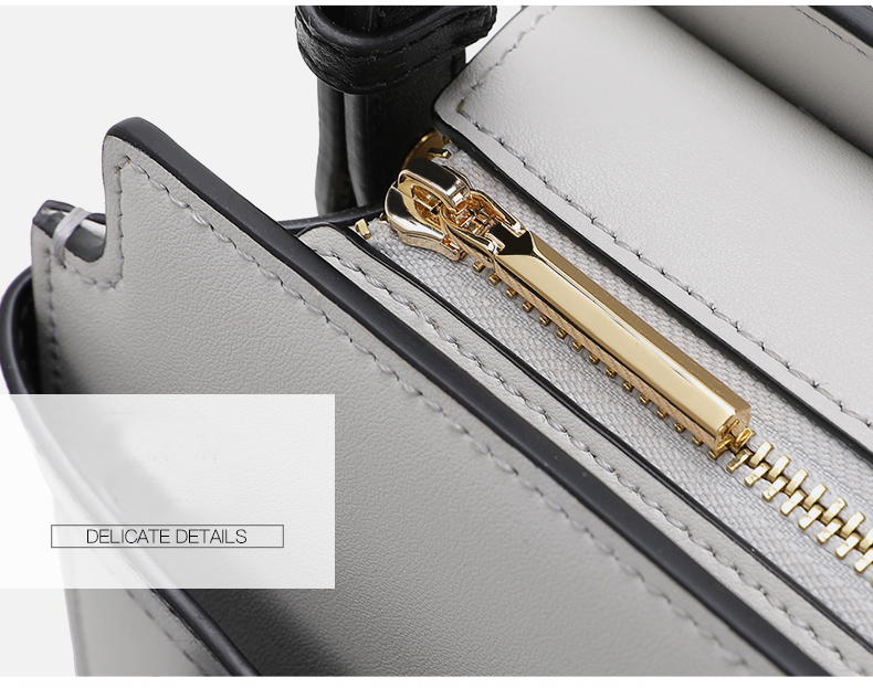 White faux leather handbag