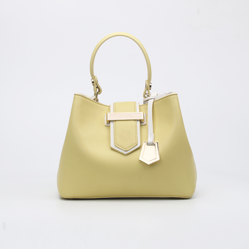 vegan leather buckle bag
