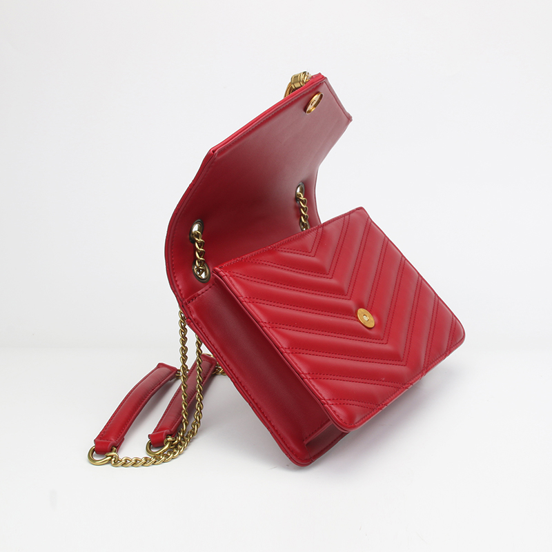 quilted chain strap purse