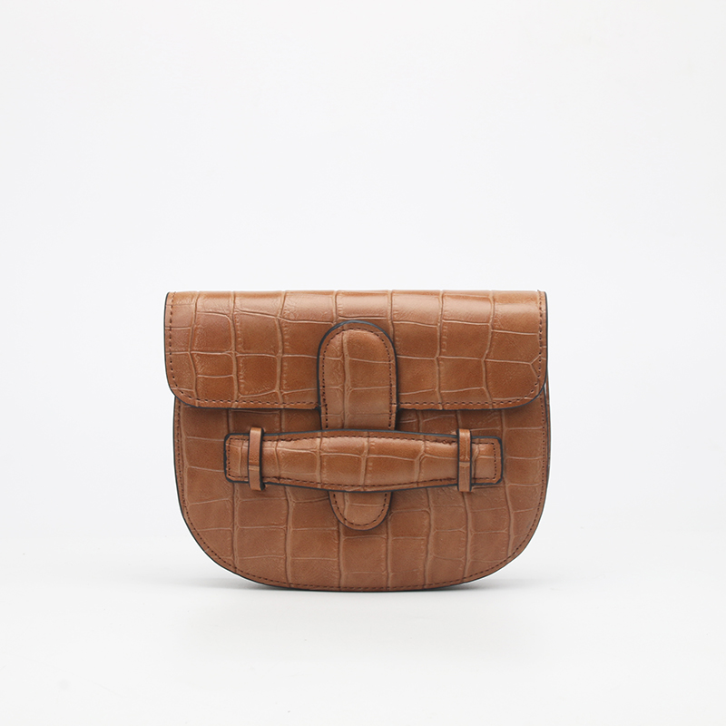 brown crossbody waist bag