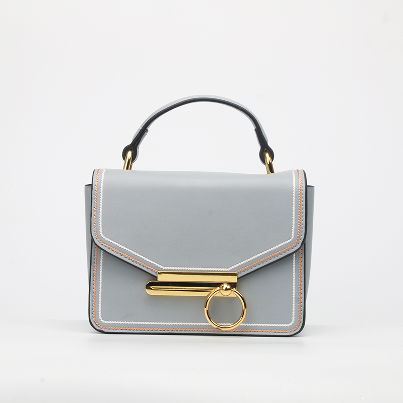 shoulder bags with color block stitching