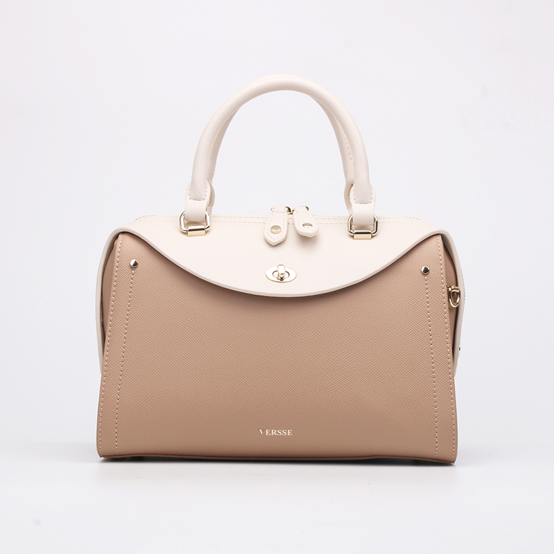 white and cream bedford bags 