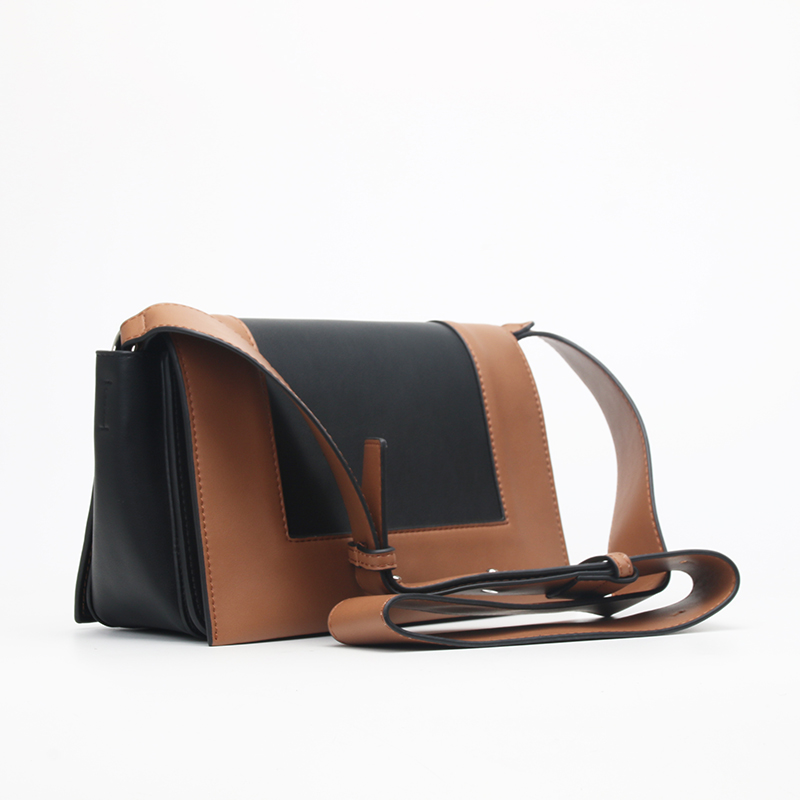 vegan leather shoulder bag