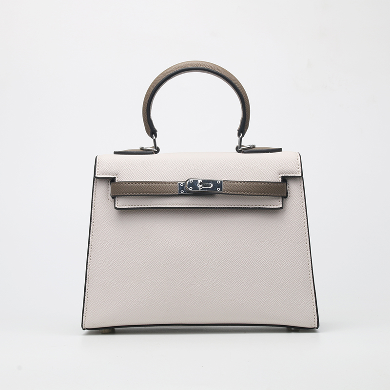 white lock shoulder bags