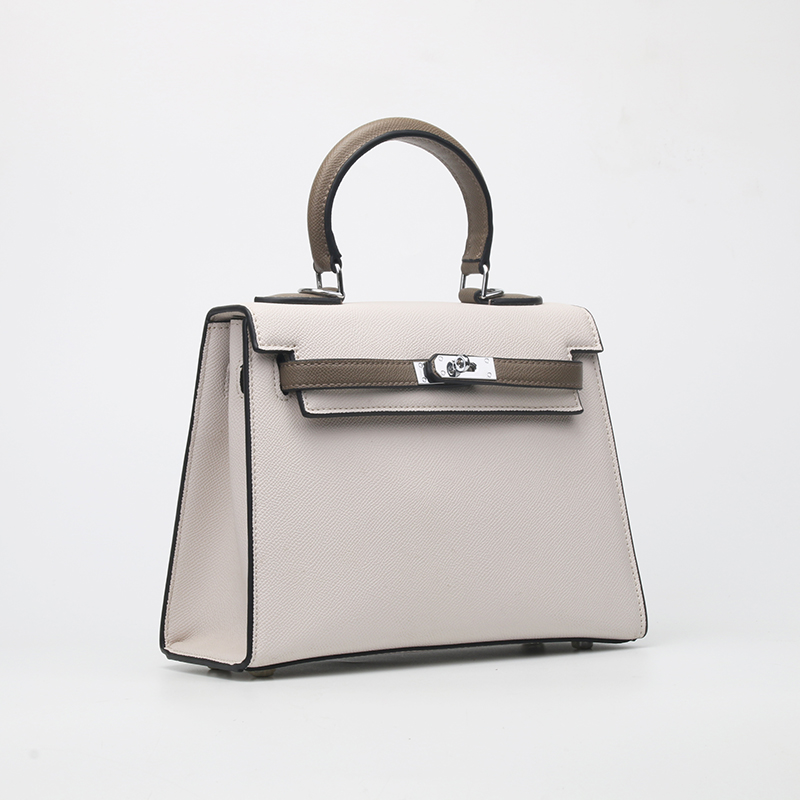 hermes kelly kahki and white