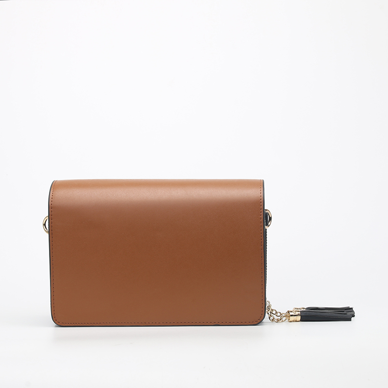 tan vegan leather crossbody bag