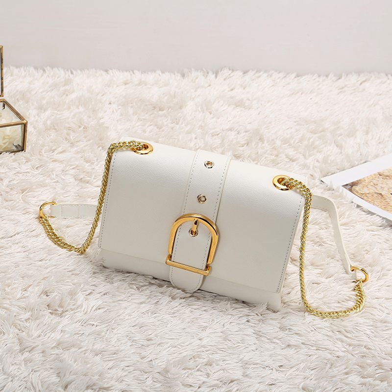 leather chain crossbody purse