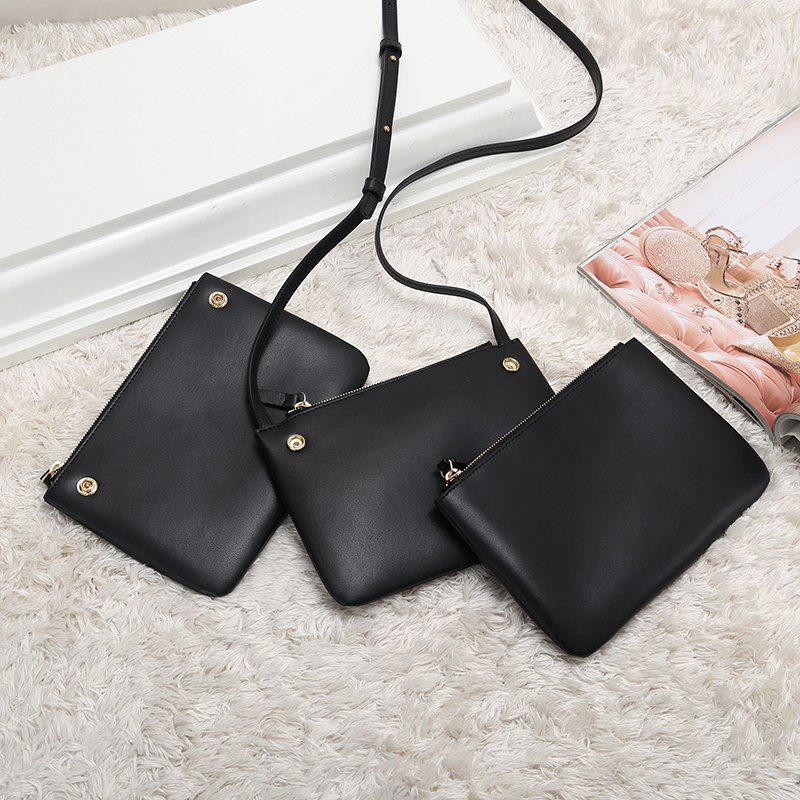 functional triple zip crossbody