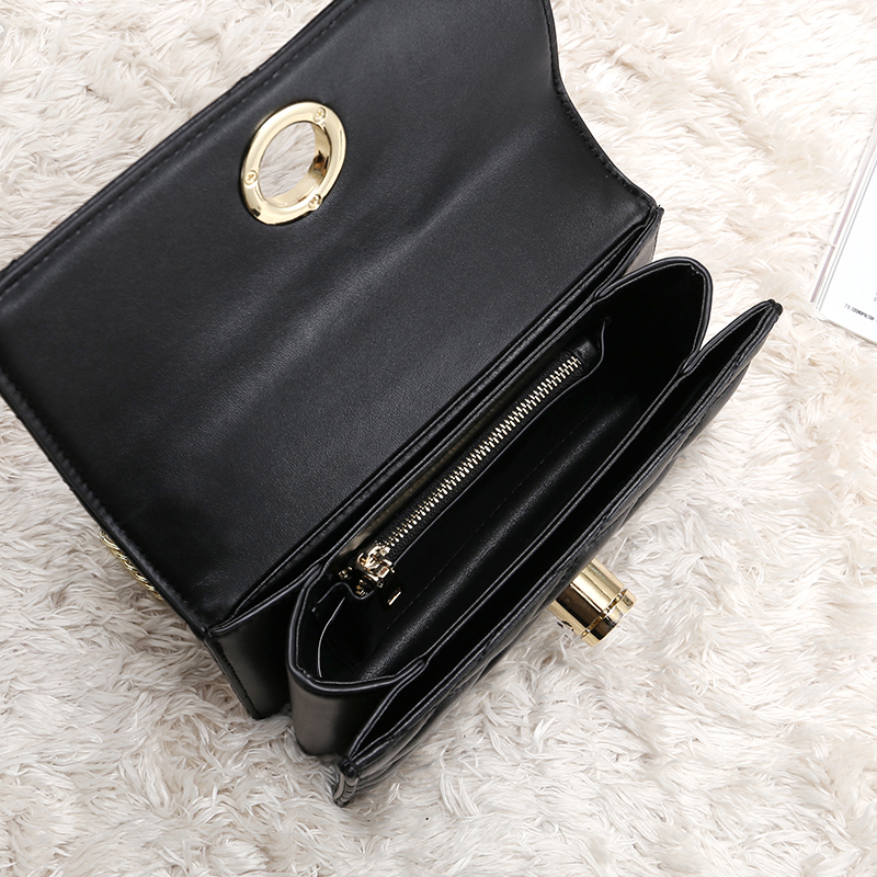 elegant crossbody bags turnlock closure