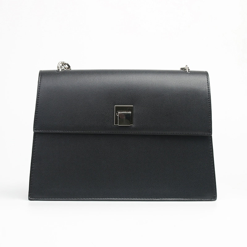 chain handle medium satchel bag