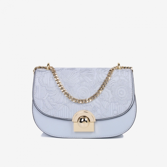 Casual Leather Saddle Handbags For Women