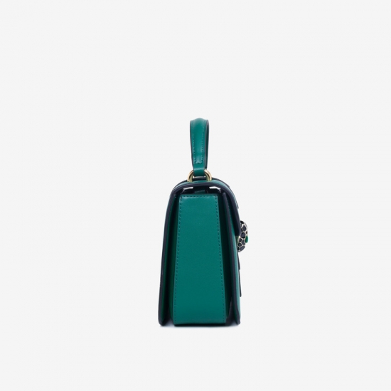 Green Leather Handbag