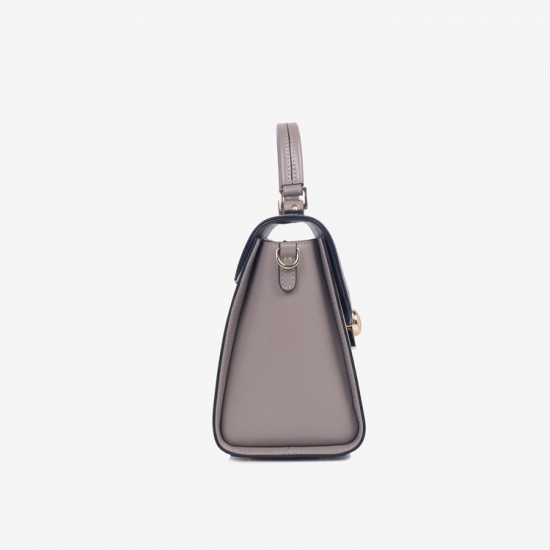 Genuine Leather Embroidered Handbag