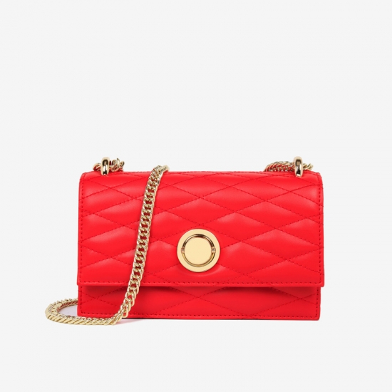 Black Leather Crossbody Bag