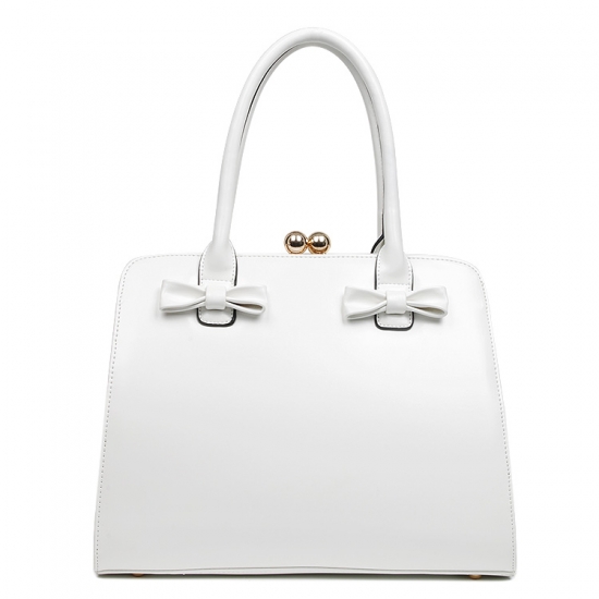 OEM Women's Pu Crab Clasp Closure Tote Handbag Manufacturer
