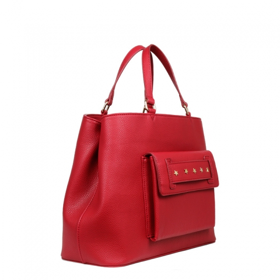 Women's Leather Handbag With Three Sets Bag