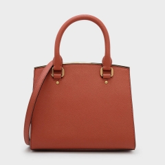 brick classic structured handbag