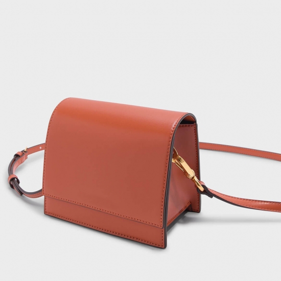 brush gold chain shoulder bag