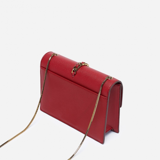 pebble leather shoulder bag for women