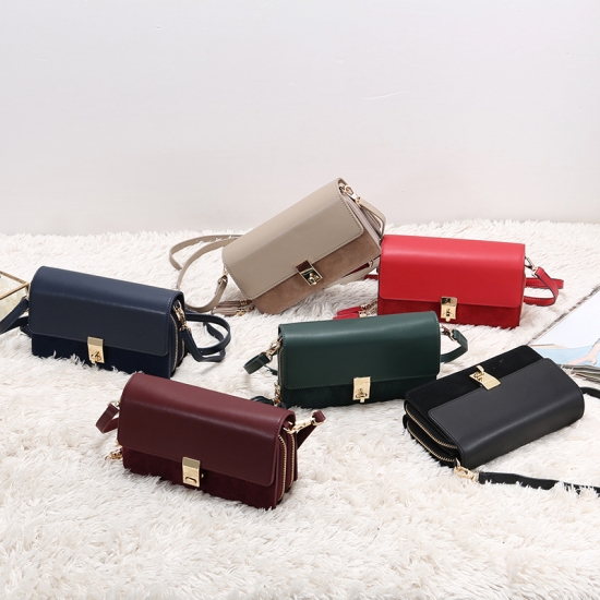 zip leather crossbody bag