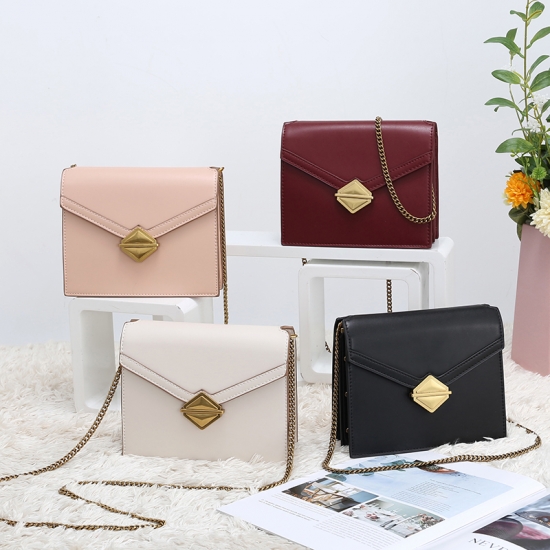 pink chain shoulder bag
