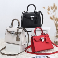 Trapezoid tote crossbody