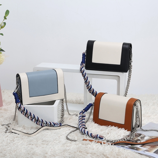 double zip cross body bag
